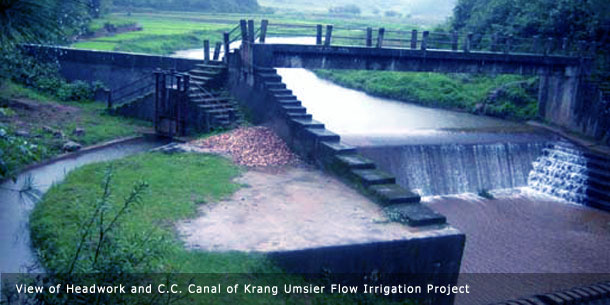 Headwork and C.C. Canal of Krang Umsier Flow Irrigation Project